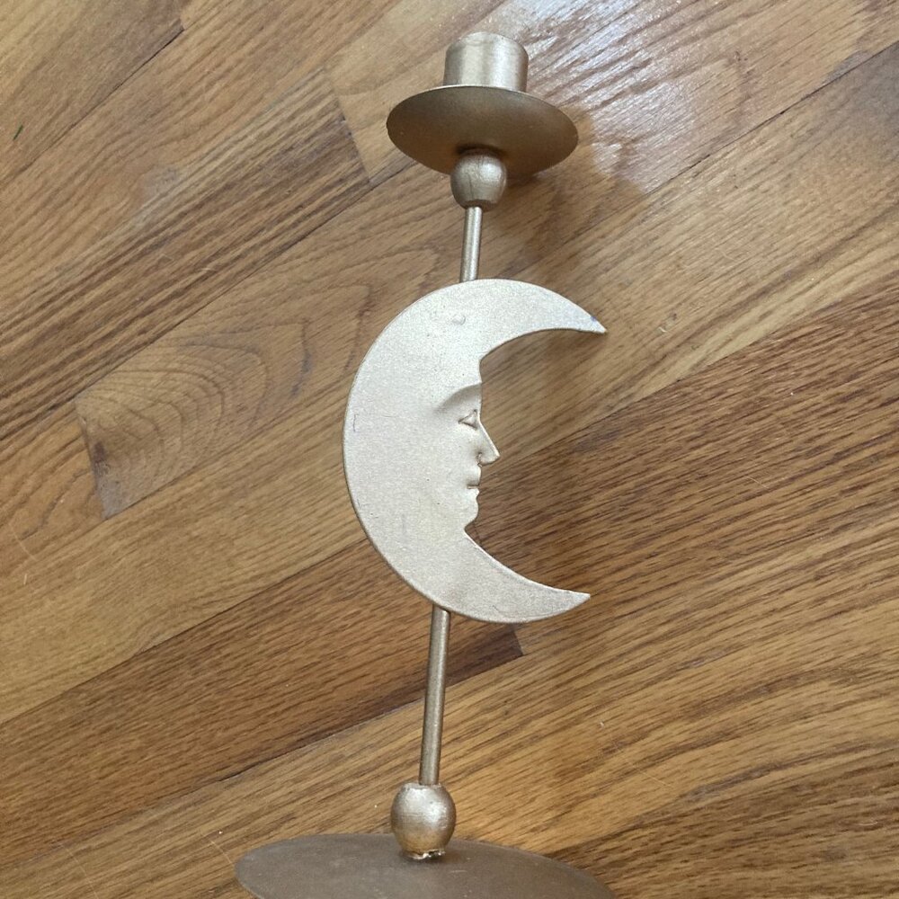 Celestial Moon & Star Candlestick Holders - Set of 2 - Picture 15 of 15
